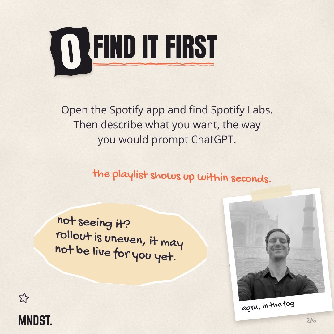 Spotify Labs: Describe the Trip, Not the Genre - slide 2
