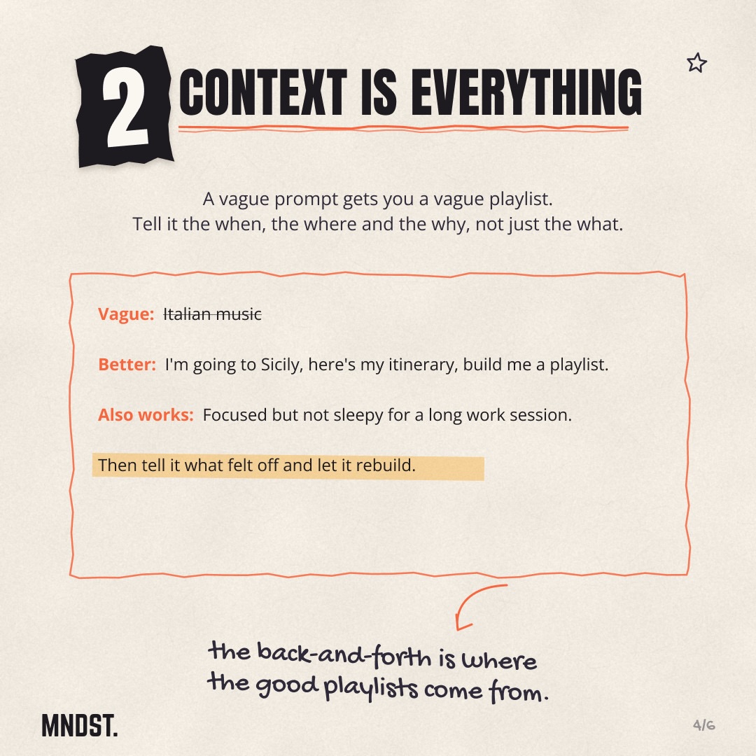 Spotify Labs: Describe the Trip, Not the Genre - slide 4