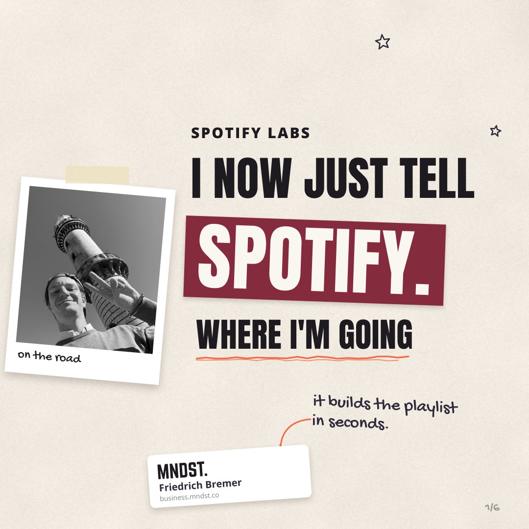 Spotify Labs: Describe the Trip, Not the Genre